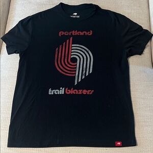 Portland Trail Blazers Black Graphic Tee